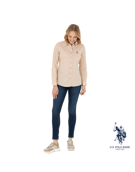 USPA classic polo Beige shirt
