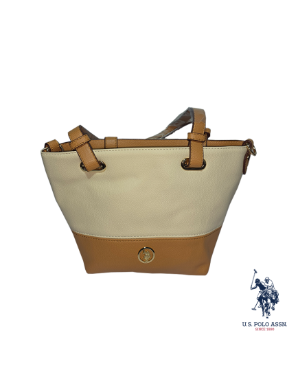 Women's Beige & brown Handbag