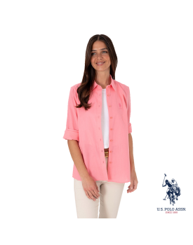 US Polo pink shirt
