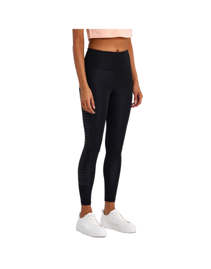 Black sporty pants with side sheen