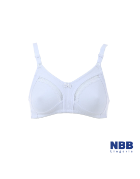 NBB bra cotton white color cup B