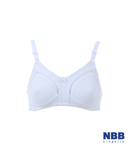 NBB bra cotton white color cup B