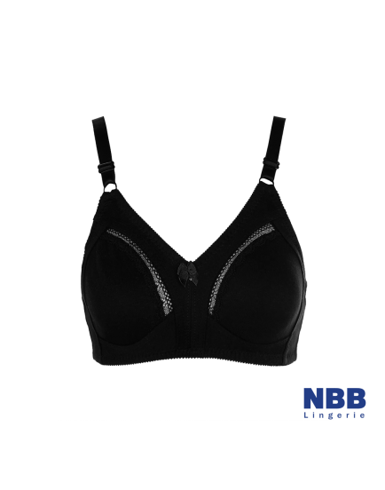 NBB bra cotton black color cup (B)