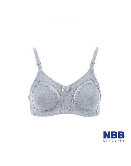 NBB bra cotton grey color cup (B)