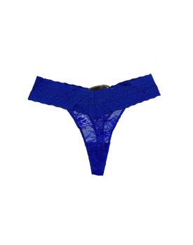 Blue lace underwear