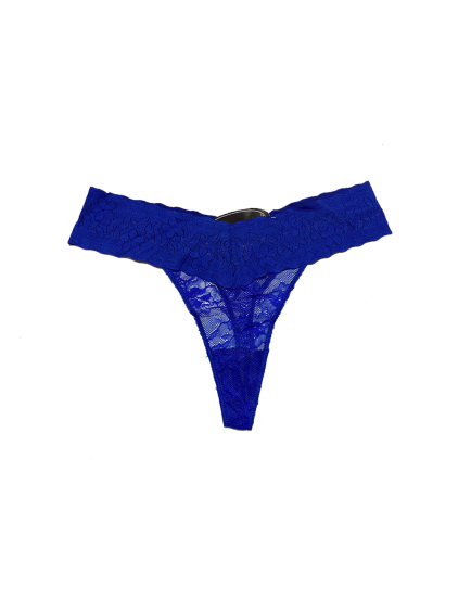 Blue lace underwear