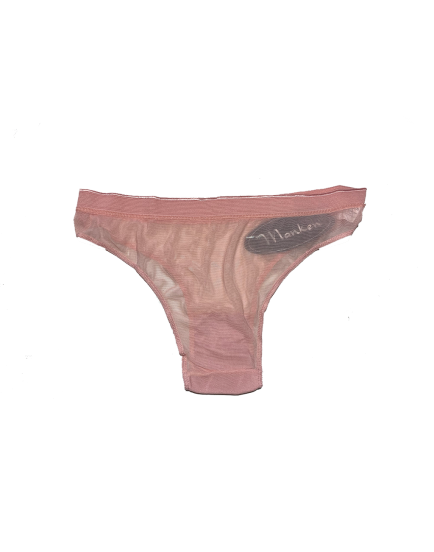 Pink chiffon high waist panty