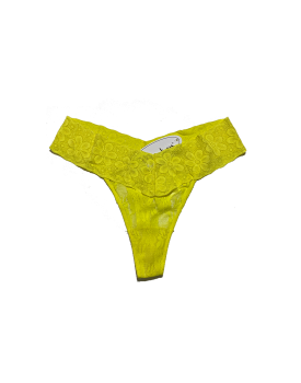 Yellow lace underwear