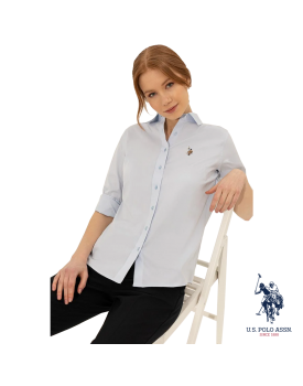 US Polo light blue classic shirt